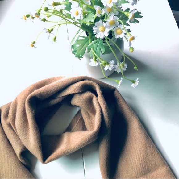 DIOR Authentic Pure 100% Wool Scarf Fringe Detail Hem NWOT Sunrise Academia - Picture 4 of 14